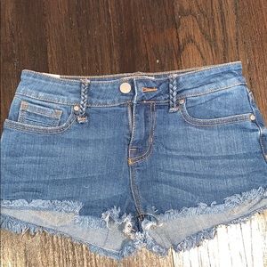Denim shorts